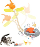 Automatic Interactive Mice Moving Cat Ball with Wiggly Tail, Voice & 3 Play Modes