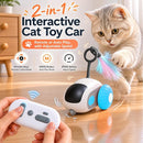 Interactive Remote Control Mouse Cat Toy – Rechargeable Moving Car with Obstacle Avoidance
