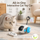 Interactive Remote Control Mouse Cat Toy – Rechargeable Moving Car with Obstacle Avoidance