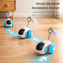 Interactive Remote Control Mouse Cat Toy – Rechargeable Moving Car with Obstacle Avoidance